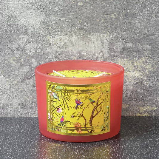 Oriental Lily Scented Jar Candle