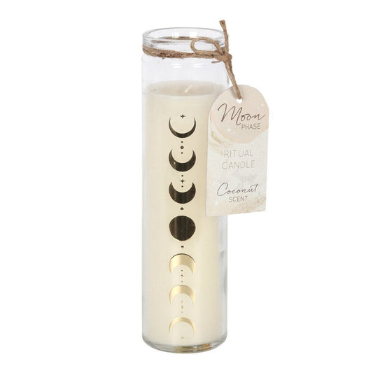 Something Different Coconut Moon Phases Scented Candle SD4961